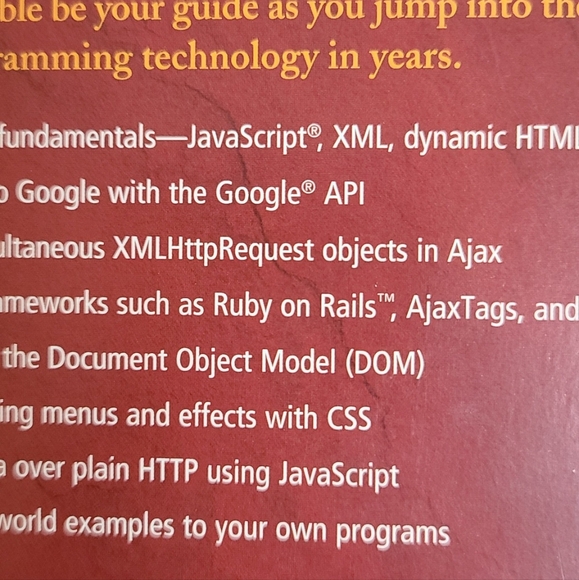 Ajax Bible for Web Applications Book - Picture 3 of 5